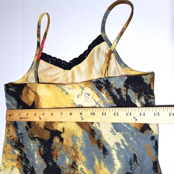 Dress-U by Sharon multicolor 2 Pc lined asymmetrical Maxi Dress/Sleeveless top - Picture 5 of 11